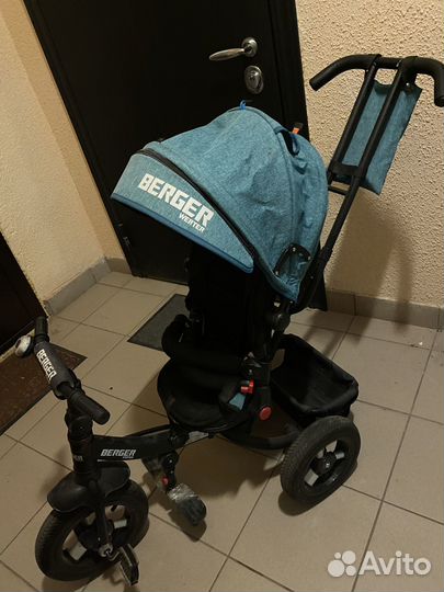 Детский трехколесный велосипед бу