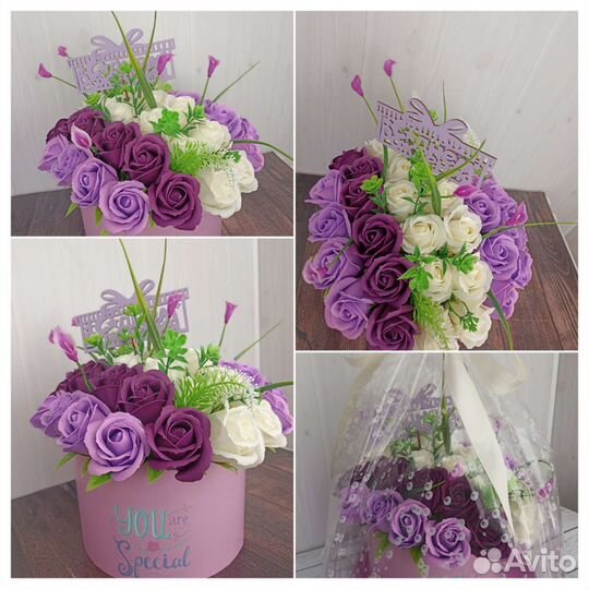 Букеты из вспененного мыла