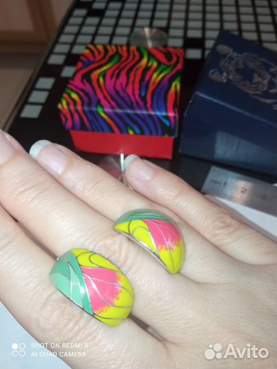 Серьги серебро