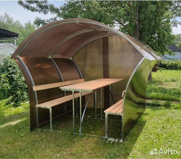 Беседки для дачи и дома с мангалом