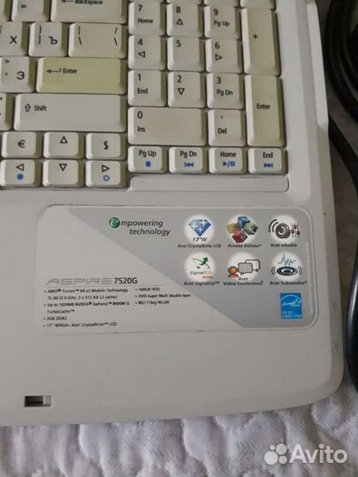 Ноутбук acer aspire 7520G