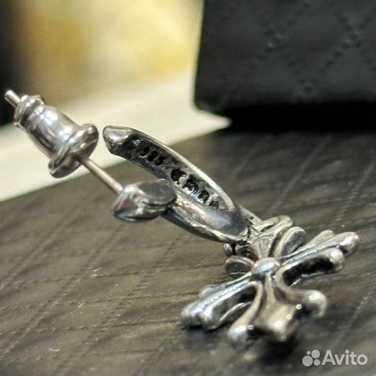 Серьги Chrome Hearts