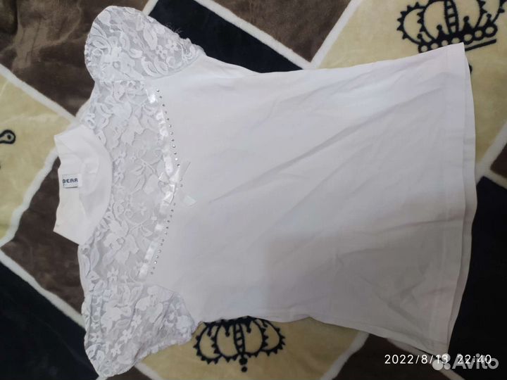 Блузка школьная 134-146