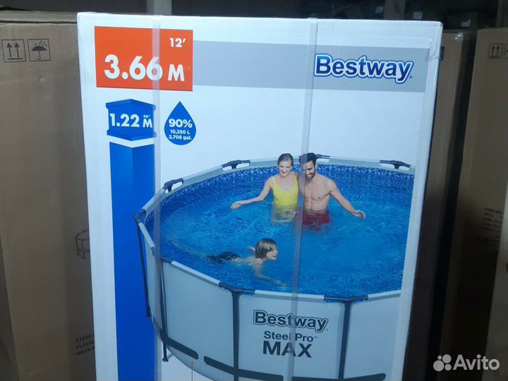 Каркасный бассейн 366 на 122cm