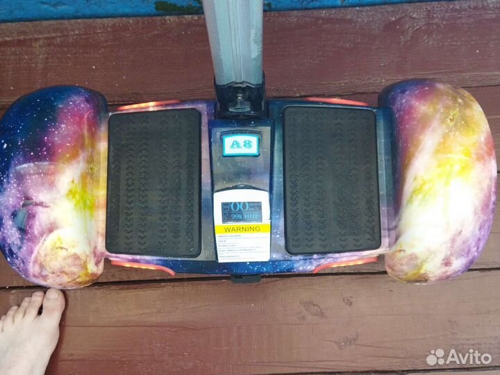 Гироскутер с ручкой а8