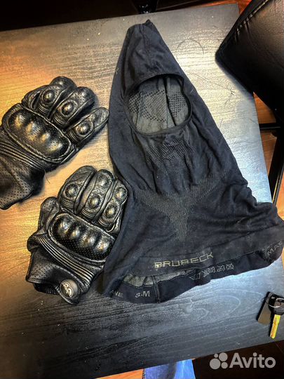 Мото шлем shark с гарнитурой HeroBiker