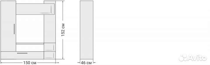 Шкаф стенка