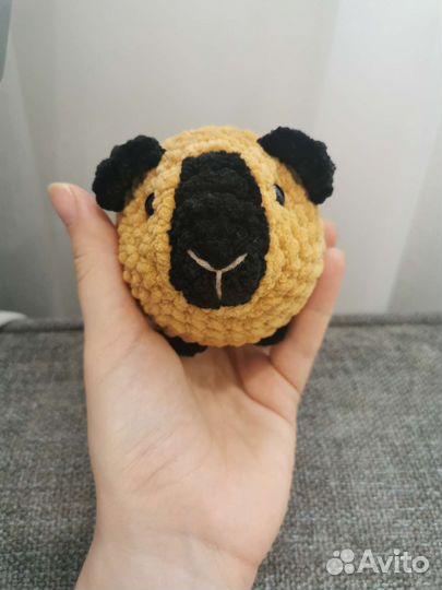 Морская Свинка игрушка вязаная по фото