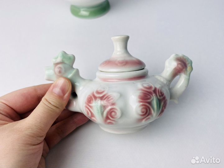 Чайник заварочный фарфоровый СССР петушок