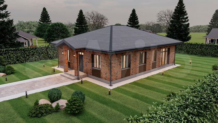 Коттедж 125 м² на участке 6 сот.