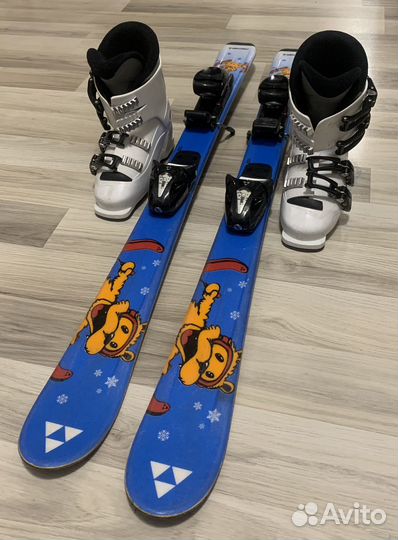 Горные лыжи детские 100 ботнки 20