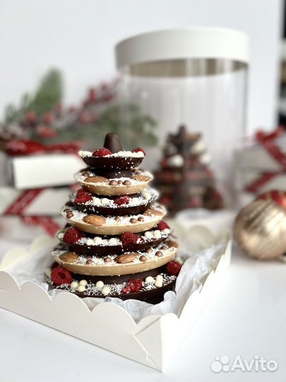 Шоколад ручной работы на Новый год