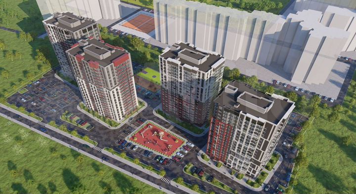 Квартира-студия, 30,6 м², 6/20 эт.