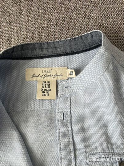 Рубашка для мальчика рост 140