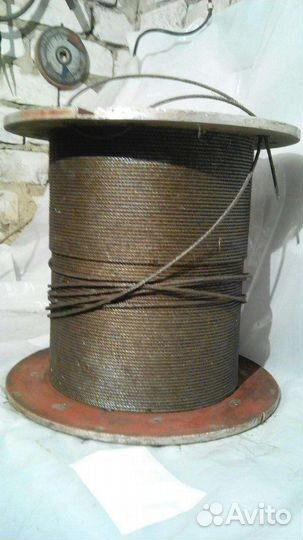 Трос стальной оцинкованный, диаметр 4,6 мм