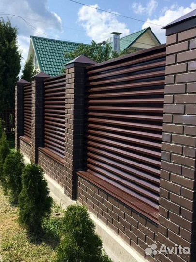 Забор жалюзи