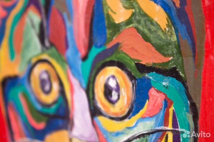 Картина с изображением кота