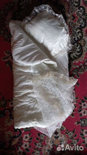 Конверт одеяло на выписку зимнее