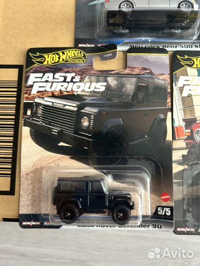 Hot wheels premium fast and furious