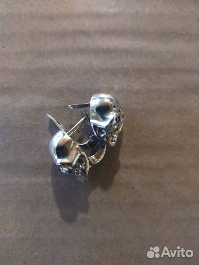 Серьги серебро