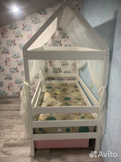 Детская кровать от 3 лет для девочки