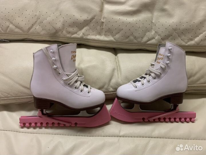 Коньки Graf Davos gold 27 размер