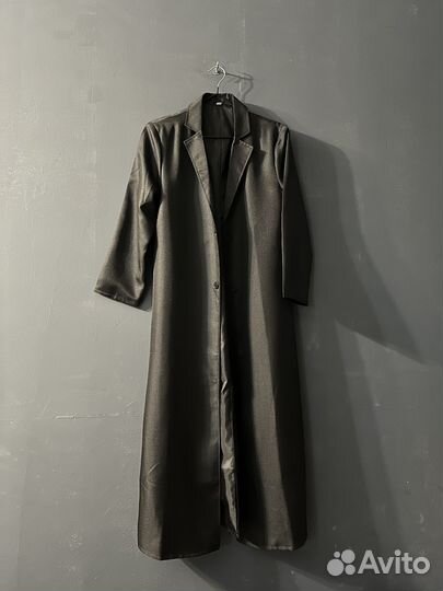 Плащ-пиджак, черный