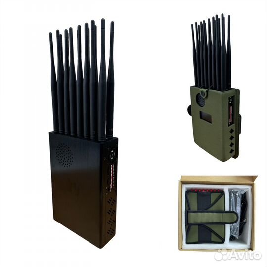 Переносные подавители частот 8-27 антенн