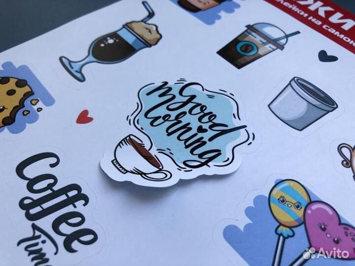 Печать наклеек, плакатов, листовок, визиток и тд