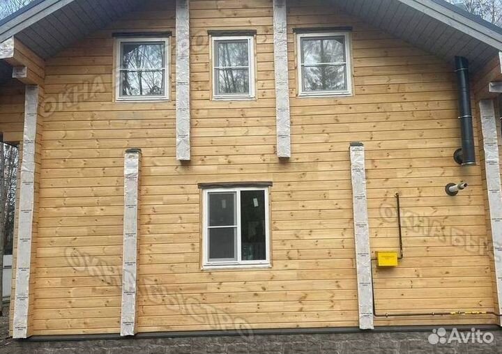 Пластиковый балкон с установкой