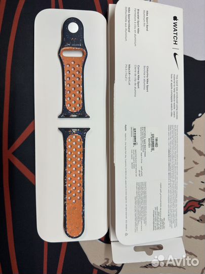 Ремешок Apple Watch Blue Flame Nike Sport Band S/M