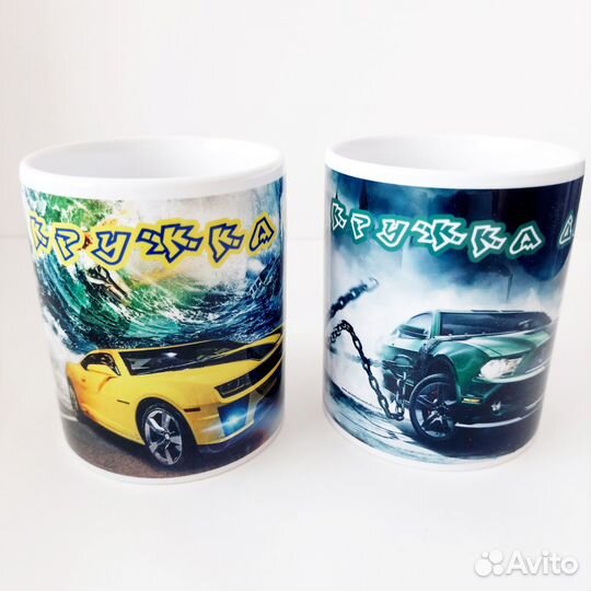 Печать на кружках и сувенирах