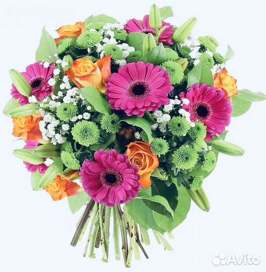Герберы цветы с доставкой, букеты