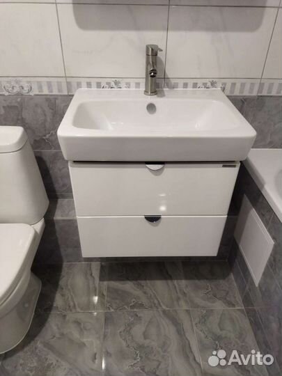 Ремонт ванной, санузла под ключ. Плиточные работы