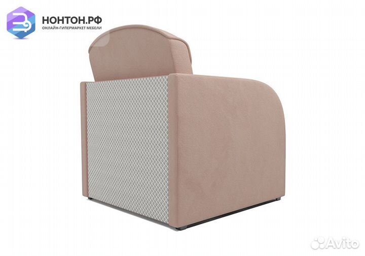 Кресло выкатное Малютка микровельвет бежевый