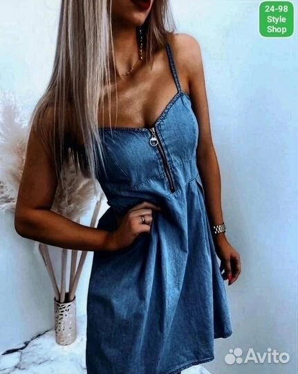 Сарафан джинса