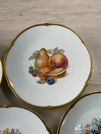 Тарелки Шуман, Германия, фрукты