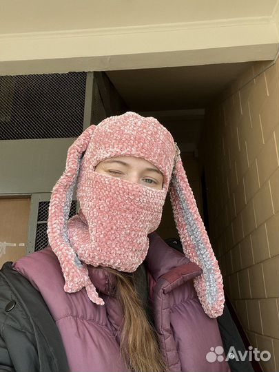 Вяжу плюшевые шапки, балаклавы, шарфы