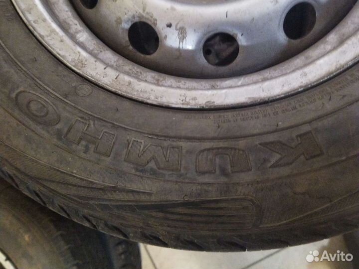 Летняя резина r15 кумхо 205/70/15 на дисках
