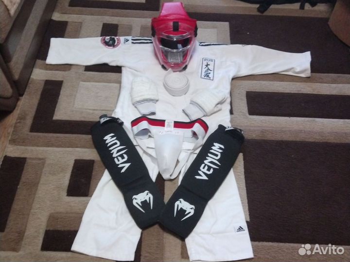 Кимоно для джиу джитсу детское рост 150см б/у