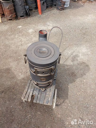 Буржуйка печь СССР чугун офицерская