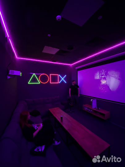 Неоновая вывеска рекламная для бизнеса