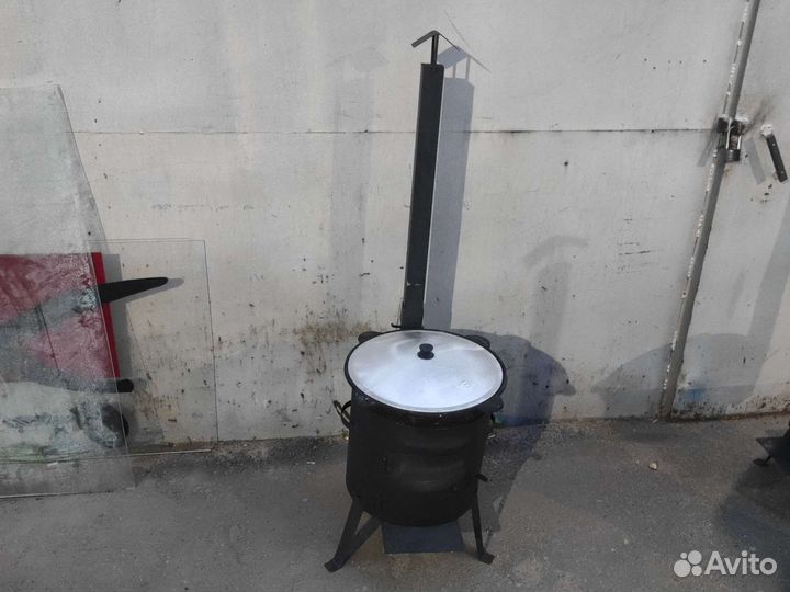 Казан 16л с печью+шумовка