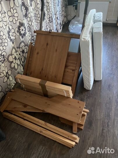 Детская кровать IKEA с матрасом