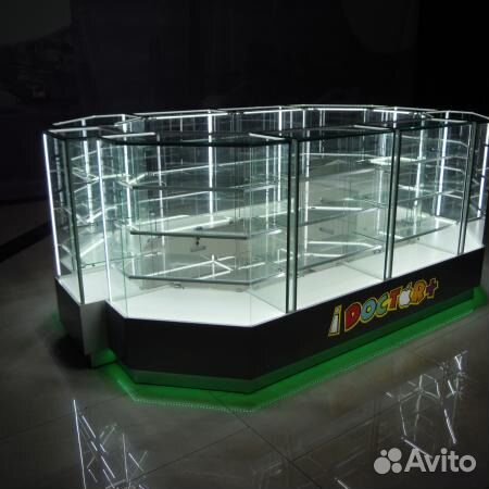 Торговый остров с подсветкой