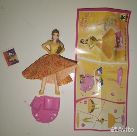 Фигурки kinder леди баг, принцессы дисней