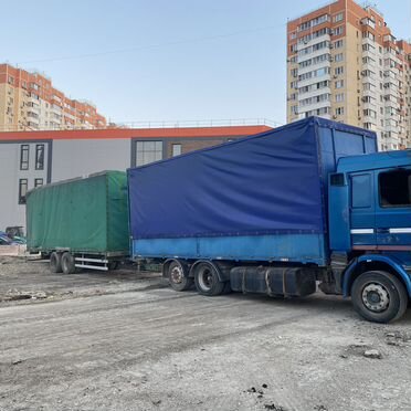 Тентованный грузовик 54 м³ Scania 3-Series, 1992
