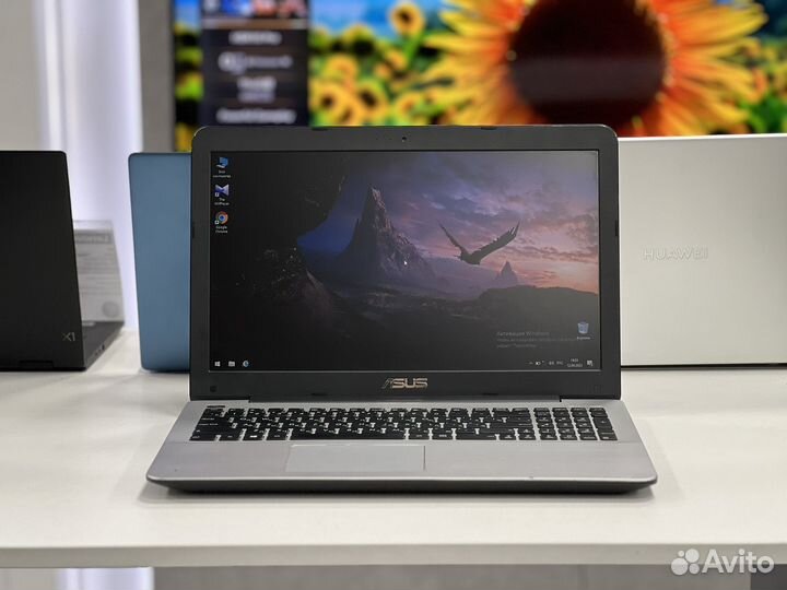 Шустрый Asus 8G озу SSD+HDD для работы