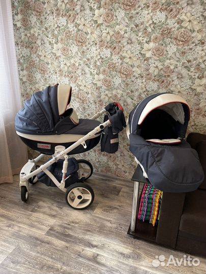 Коляска 2 в 1 Adamex Monte Carbon