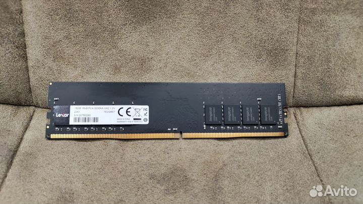 Озу DDR4 16 Gb 3200 MHz Lexar